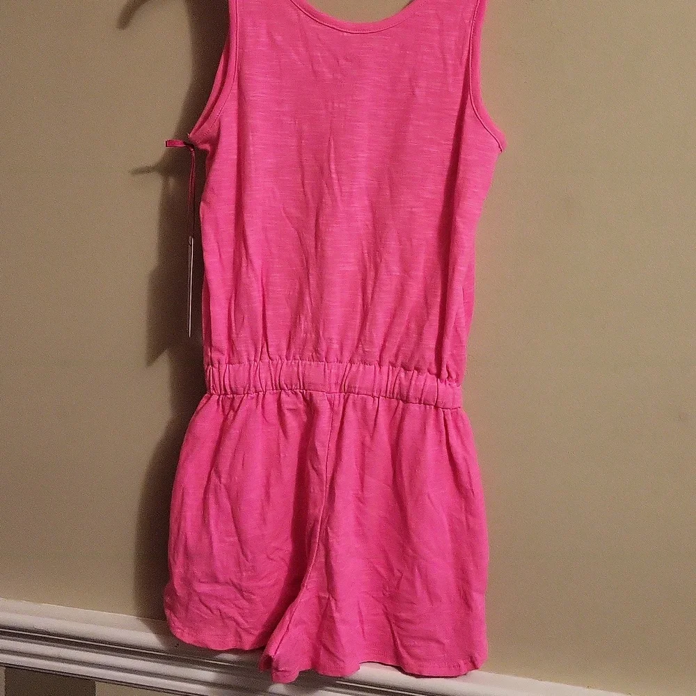 Justice Girls Hot Pink Romper
